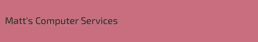 Matt's Computer Services